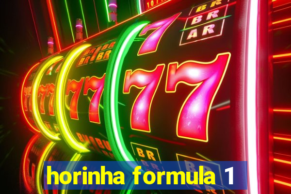 horinha formula 1